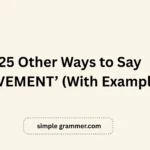 Other Ways to Say ‘MOVEMENT’