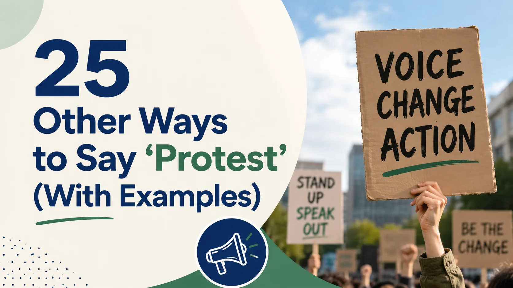 Other Ways to Say ‘Protest’