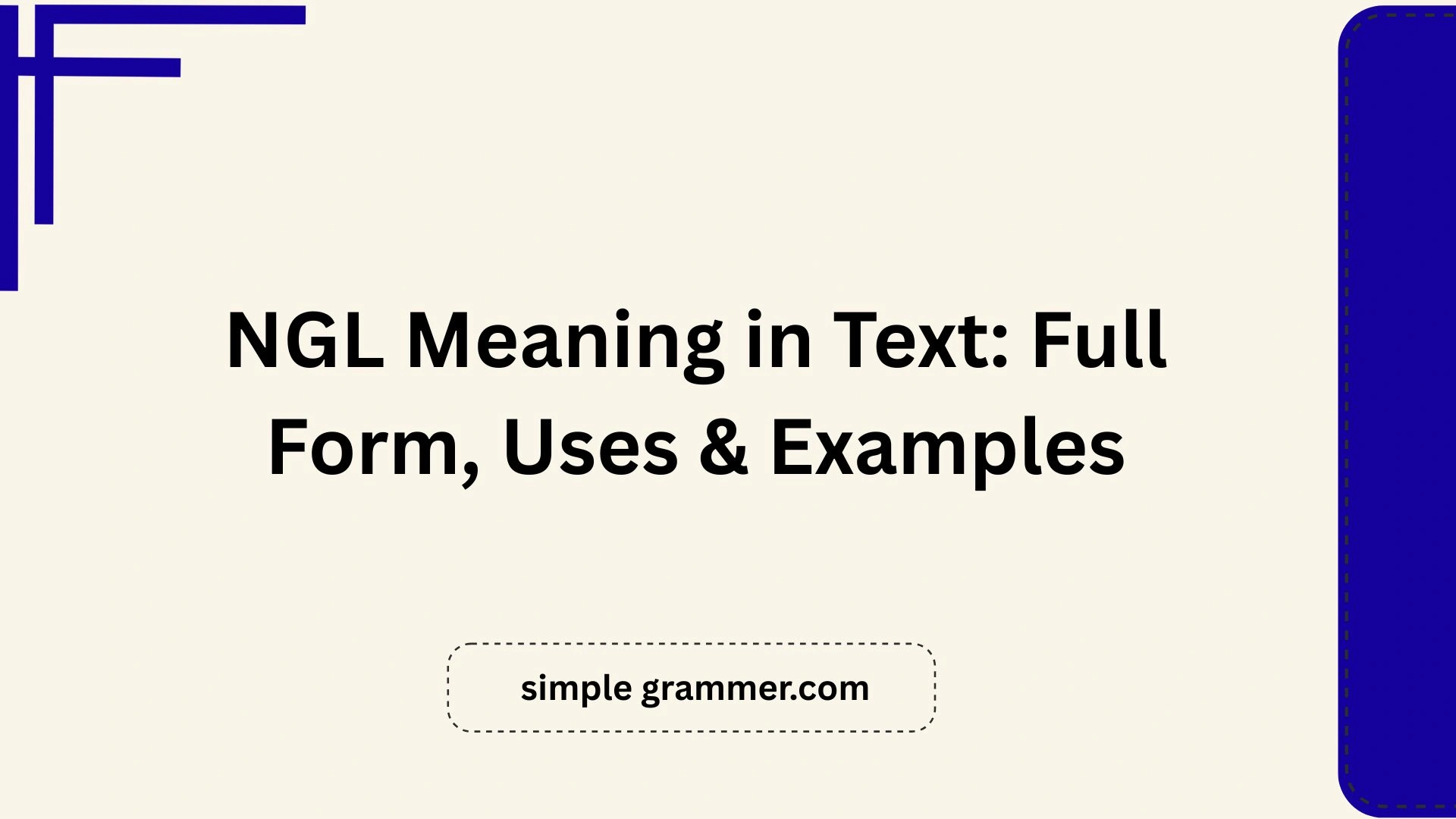 NGL Meaning