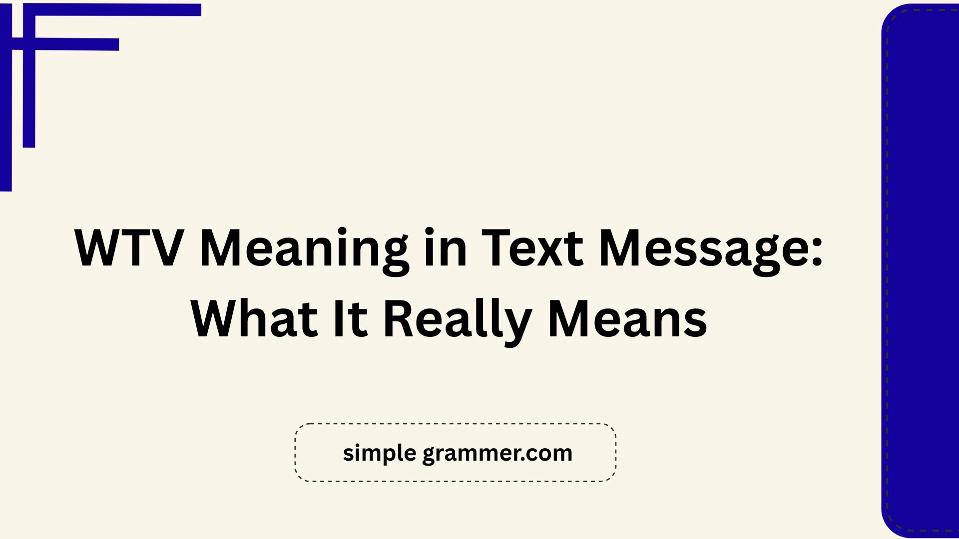 WTV Meaning