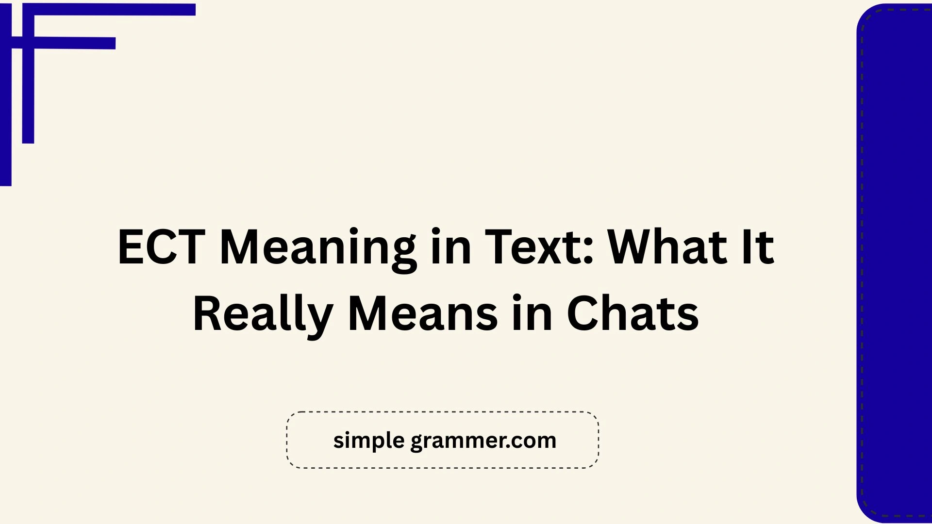 ECT Meaning