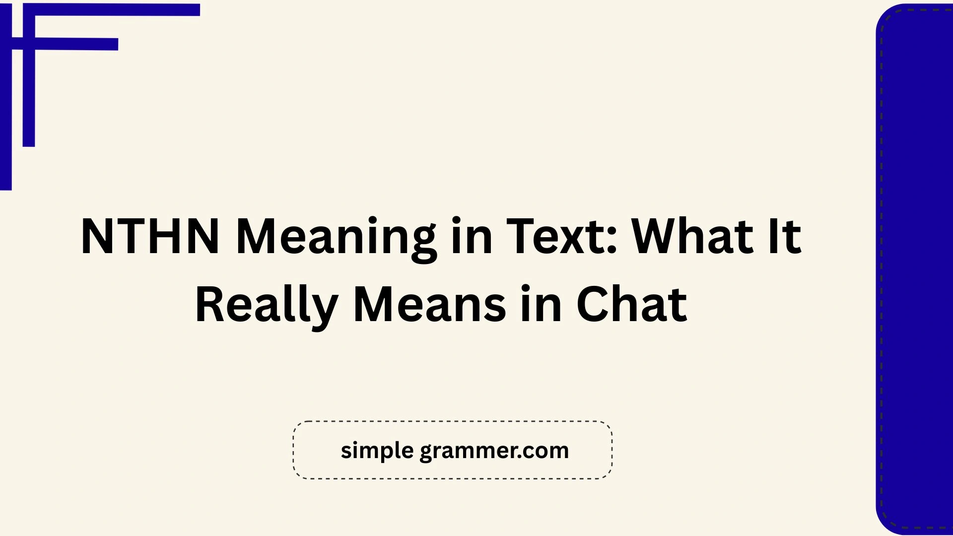 NTHN Meaning