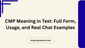 CMP Meaning