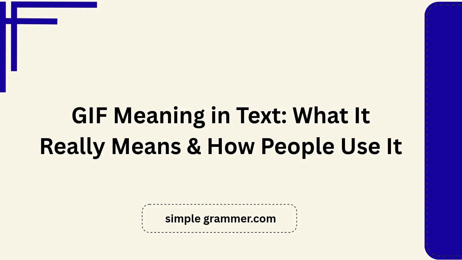 GIF Meaning