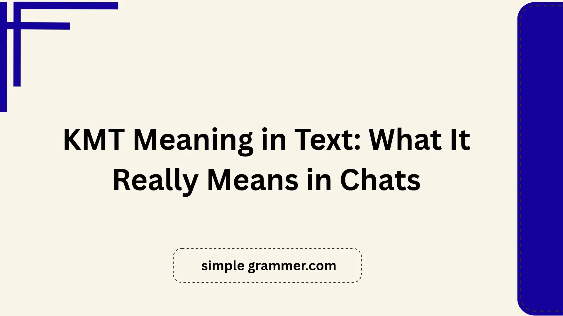 KMT Meaning